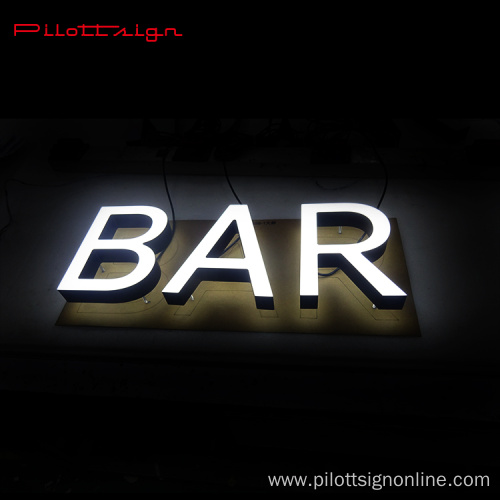 market logo signs custom LED advertising light